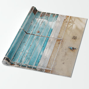 Papel De Regalo Parrilla de ventana de acero blanco