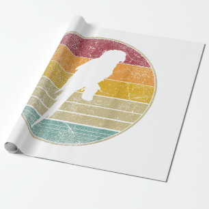 Papel De Regalo Parrot Bird Vintage Molestias Estilo Retro Silhoue