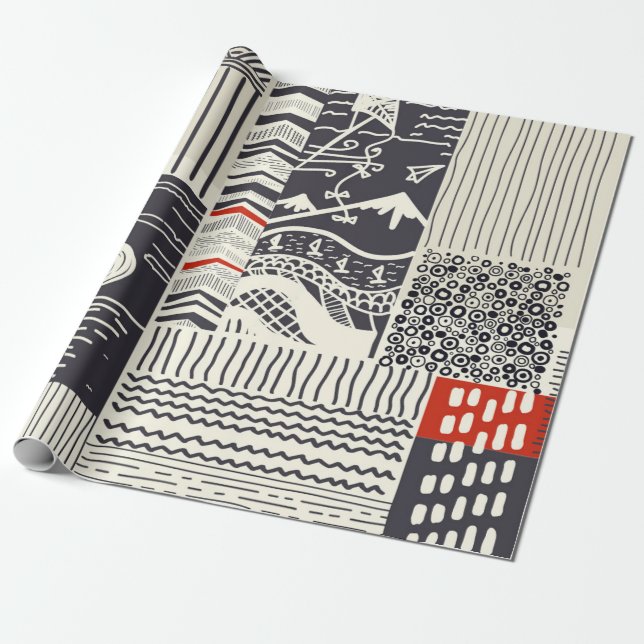 Papel De Regalo Parte de madera con pintura verde pelada, abstract (Desenrollado)