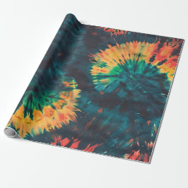 Papel De Regalo Parte moderna estacional contemporánea de cumpleañ