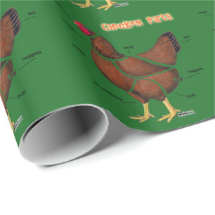 Papel De Regalo Partes de Pollo