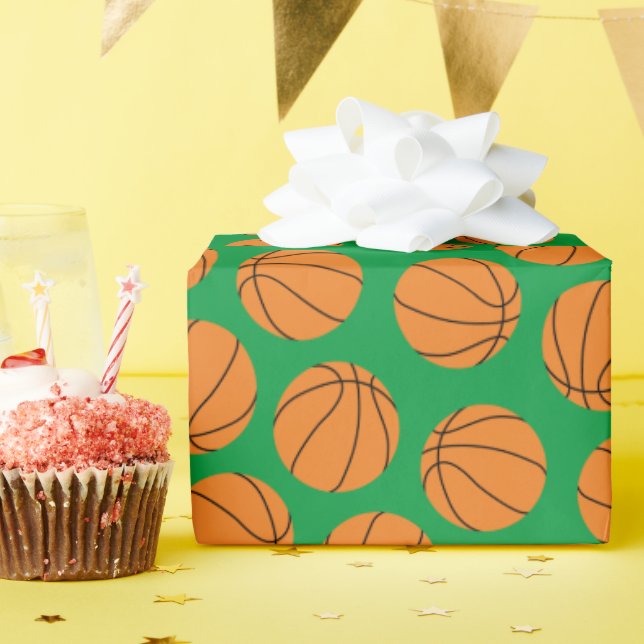 Papel De Regalo Partido de Cumpleaños del Baloncesto (Fiesta de cumpleaños )