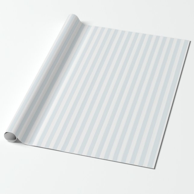 Papel De Regalo Partido de cumpleaños Silly Goose Blue Gingham (Desenrollado)