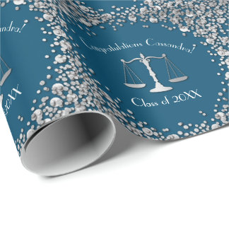 Papel De Regalo Partido de graduación de la Facultad de Derecho Bl