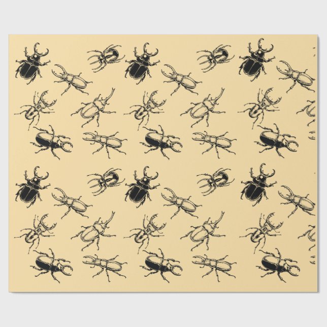 Papel De Regalo Partido Rinoceronte (Superficie plana)