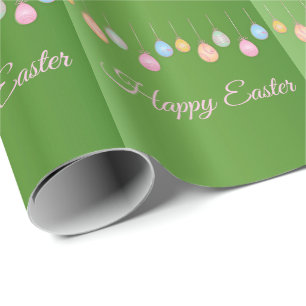 Papel De Regalo Pascua feliz perfecta, huevos