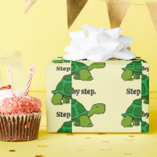 Papel De Regalo Paso a paso Tortuga Personalizado, ganadora persis