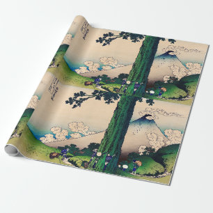 Papel De Regalo Paso de Mishima en la provincia de Kai por Katsush