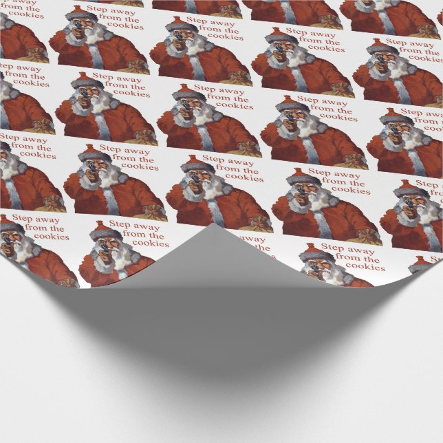 Papel De Regalo Paso lejos de las galletas (Esquina)