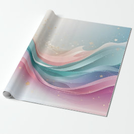 Papel De Regalo Pastal lindo con estrella