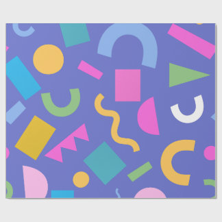 Papel De Regalo Pastel Abstract Shapes Pattern Design