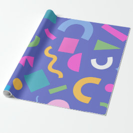 Papel De Regalo Pastel Abstract Shapes Pattern Design