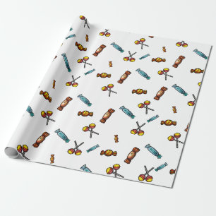 Papel De Regalo Pastel Candies