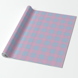 Papel De Regalo Pastel Checkered Gingham