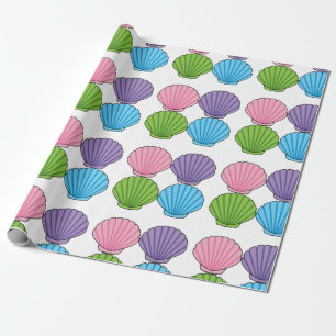 Papel De Regalo Pastel Colorful Seashell Pack