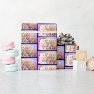 Papel De Regalo Pastel de Candy Heart