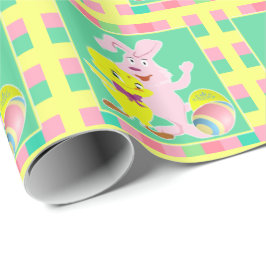 Papel De Regalo Pastel de conejo de Pascua y huevos en rebanada