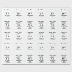 Papel De Regalo pastel de panadería agregar ingredientes hechos co