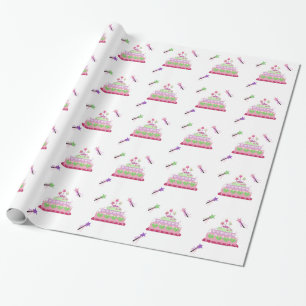 Papel De Regalo Pastel de princesas y varas mágicas