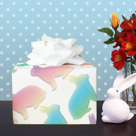 Papel De Regalo Pastel Easter Bunnies