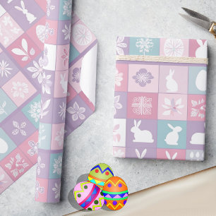 Papel De Regalo Pastel Easter Bunny Cute Giftwrap