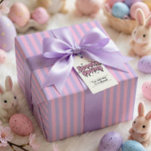 Pastel Góthico Pascua Rosa Lavanda Rayado 