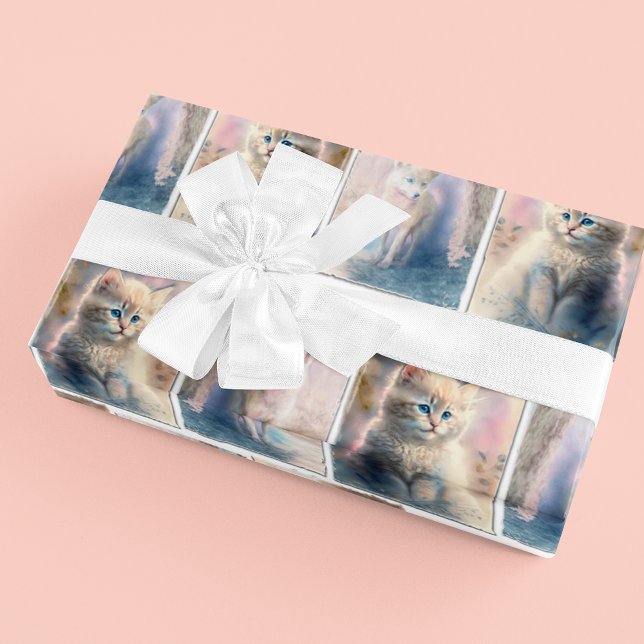 Papel De Regalo Pastel Kitten y Cachorro (Subido por el creador)
