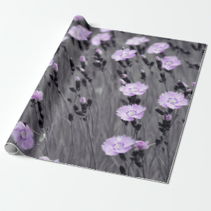 Papel De Regalo Pastel Lilac Wildflowers