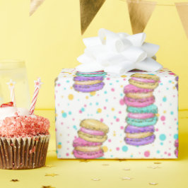Papel De Regalo Pastel Macaron Birthday