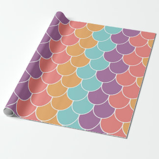 Papel De Regalo Pastel Mermaid Scales