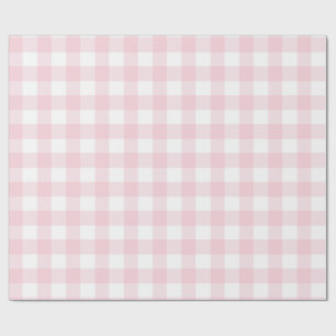 Papel De Regalo Pastel Pastel Bufalo Rosado Check Regalo