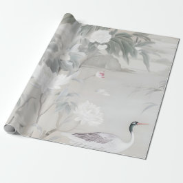 Papel De Regalo Pastel Peony Chinoiserie