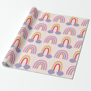 Papel De Regalo Pastel Rainbow Bliss