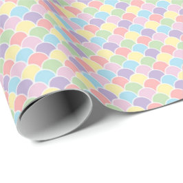 Papel De Regalo Pastel Rainbow Diamond Harlequin Gift Wrap