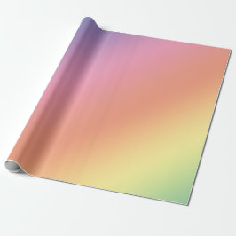 Papel De Regalo Pastel Rainbow Wrapping Paper