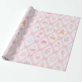 Papel De Regalo Pastel Sweet Holiday Treats