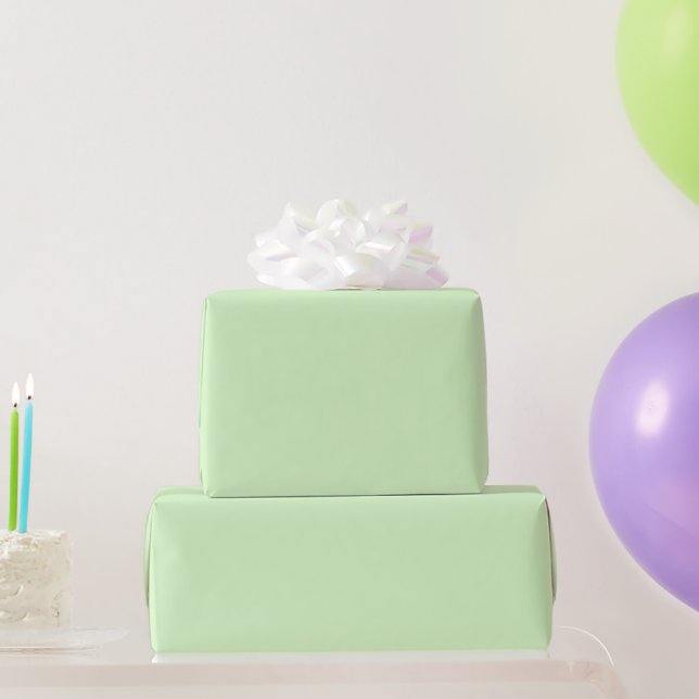 Papel De Regalo Pastel verde  (Regalos de fiesta)