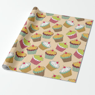 Papel De Regalo Pasteles