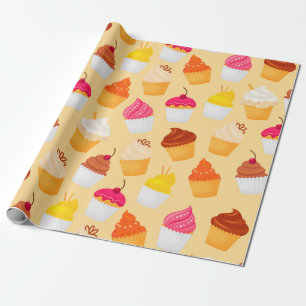 Papel De Regalo Pasteles