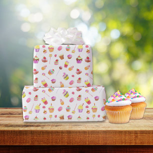 Papel De Regalo Pasteles dulces Deliciosos