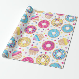 Papel De Regalo Pasteles y donuts