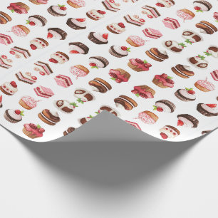 Papel De Regalo Pasteles y dulces