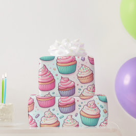 Papel De Regalo Pasteles y rociadores Pastel