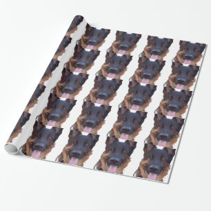 Papel De Regalo Pastor alemán