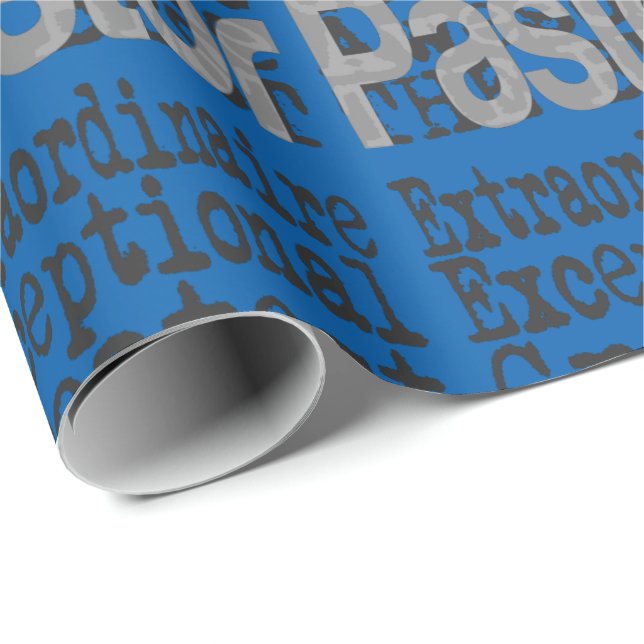 Papel De Regalo Pastor Extraordinaire (Esquina del rollo)