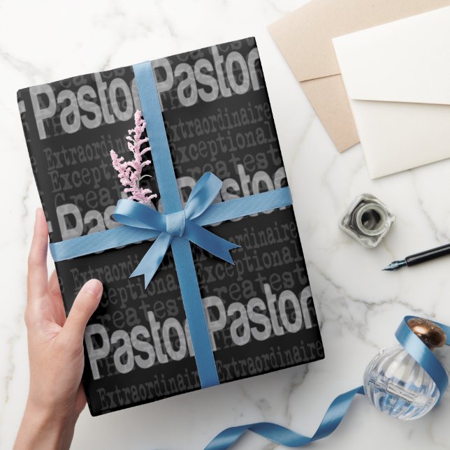 Papel De Regalo Pastor Extraordinaire (Regalar)