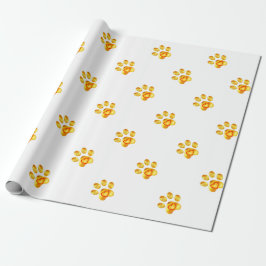 Papel De Regalo Pata de Oro