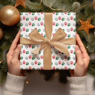 Papel De Regalo Patas de Navidad