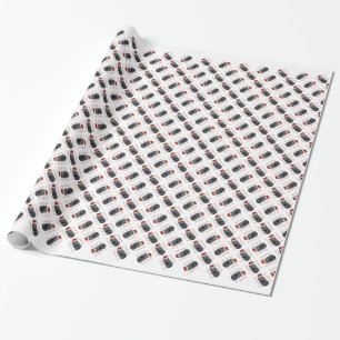 Papel De Regalo Patas de Shar-Pei Santa del chino