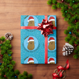 Papel De Regalo Patata Personalizada Feliz Navidad